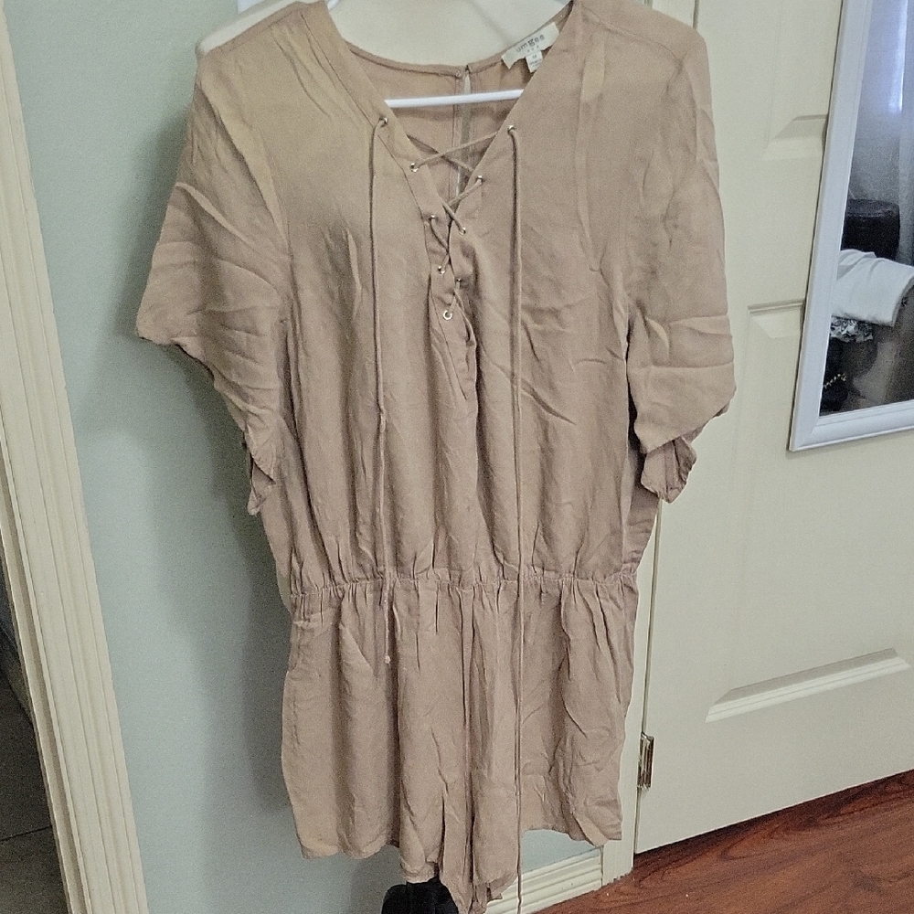 Women's Tan Romper